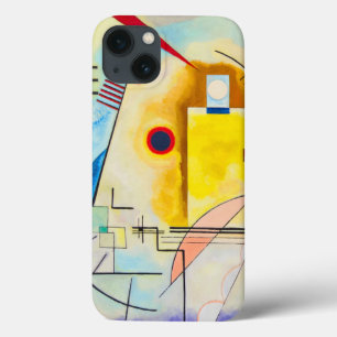 Funda Para iPhone 13 Amarillo-Rojo-Azul de Kandinsky