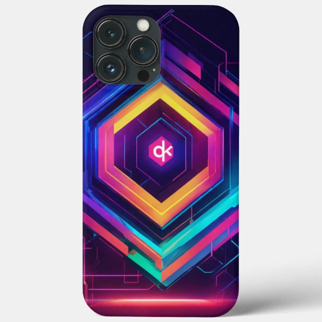 Funda De Case-Mate Para iPhone amarillo y azul (Reverso )