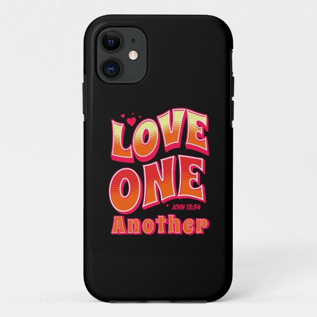 Funda De Case-Mate Para iPhone Amarse mutuamente Juan 13:34 (Reverso)