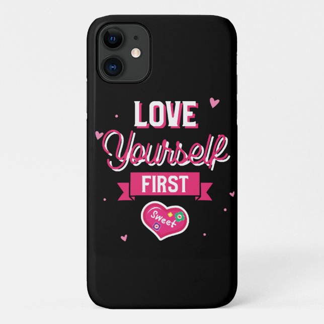 Funda De Case-Mate Para iPhone Ámate a Ti Mismo Primero (Reverso)