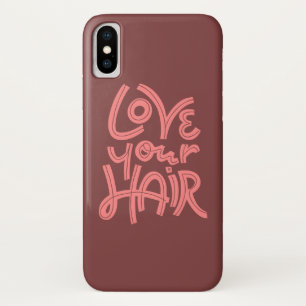 Funda Para iPhone X Ame su pelo