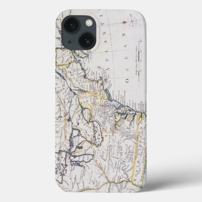 Funda De Case-Mate Para iPhone AMÉRICA COLONIAL: MAPA, c1770 (Reverso)