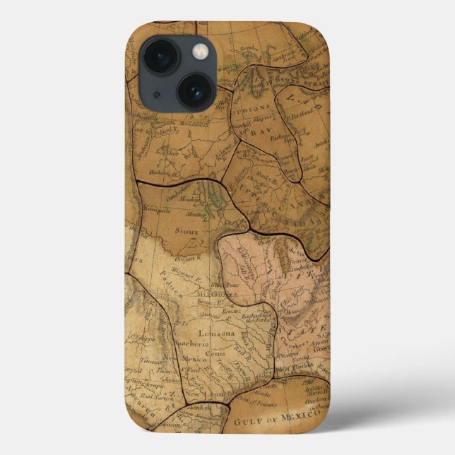 Funda De Case-Mate Para iPhone América del Norte 29 2 (Reverso)