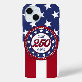Funda Para iPhone 15 America’s 250th Birthday With USA Flag