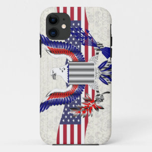 Funda Para iPhone 11 American Eagle patriótico
