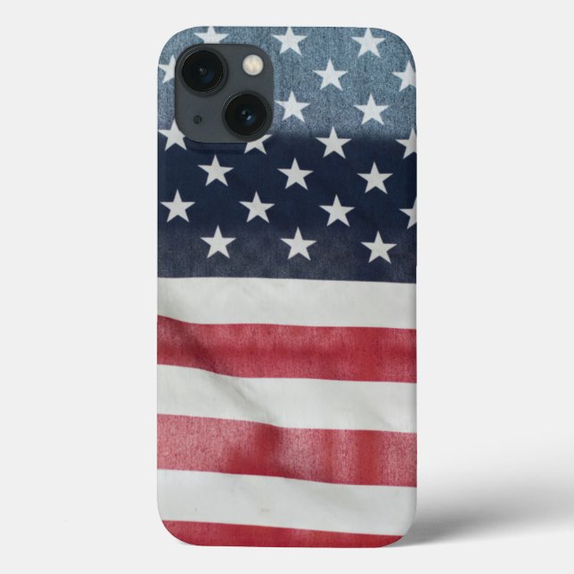 Funda De Case-Mate Para iPhone American Flag At The Sussex County Fair (Reverso)