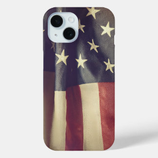 Funda Para iPhone 15 American Flag Cover