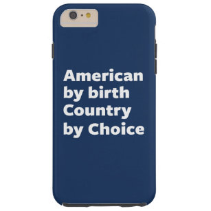 Funda Resistente Para iPhone 6 Plus Americano por nacimiento, país por la opción