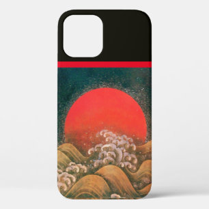 Funda Para iPhone 12 AMETERASU, SUN GODDESS Red Brown Black