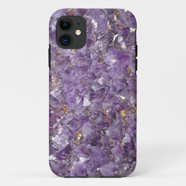Funda De Case-Mate Para iPhone Amethygem violet crystal stone (Reverso)