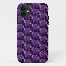 Funda Para iPhone 11 Amethyst Gemstone Purple