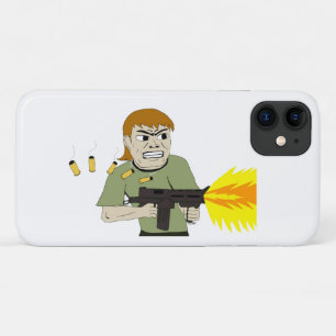 Funda Para iPhone 11 ametralladora