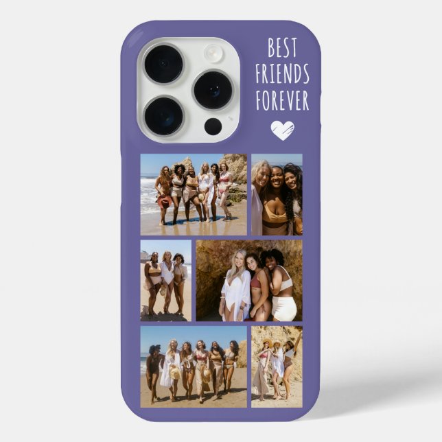 Funda De Case-Mate Para iPhone Amigas para Siempre 6 Foto Púrpura (Reverso )