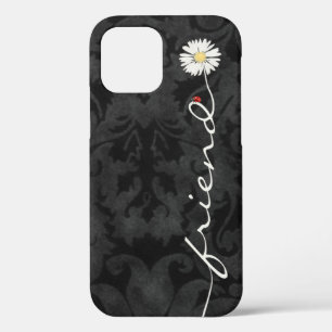 Funda Para iPhone 12 Amigo Daisy y Ladybug Damask
