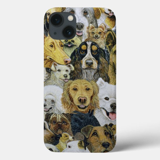 Funda De Case-Mate Para iPhone Amigos del perro (Reverso)