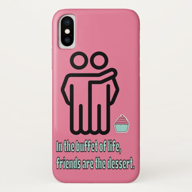 Funda De Case-Mate Para iPhone Amigos Funda-Mate Apenas iPhone X (Reverso)