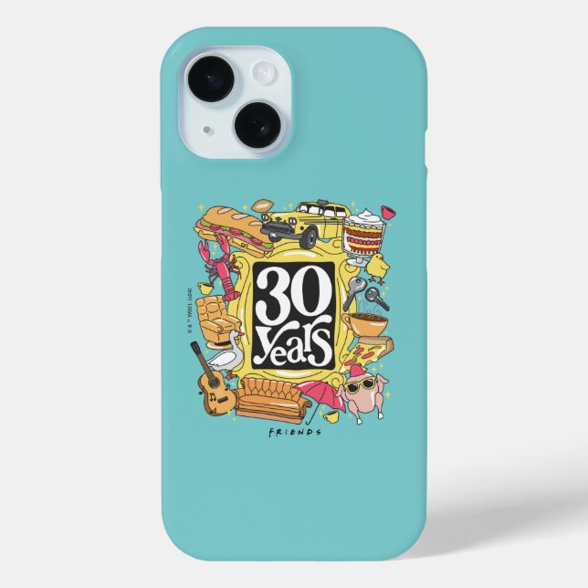 Funda De Case-Mate Para iPhone AMIGOS™ | Gráfico de 30 años (Reverso )