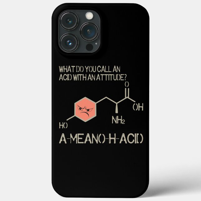 Funda De Case-Mate Para iPhone Amino Ácido para mujeres Hombres Humor Química Ner (Reverso )