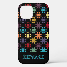 Funda Para iPhone 12 Pro Amish Quilt Imprimir colores brillantes Personaliz