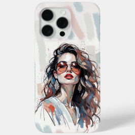 Funda Para iPhone 15 Pro Max AMITA | Soft Pastel Art Woman Phone Cases
