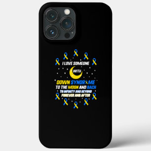 Funda Para iPhone 13 Pro Max Amo A Alguien Con Síndrome De Down Conciencia T21