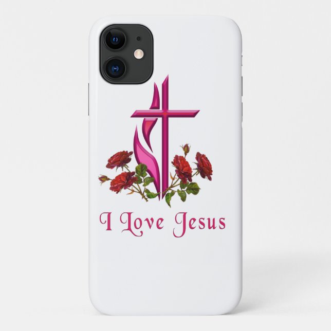 Funda De Case-Mate Para iPhone Amo a Jesús (Reverso)