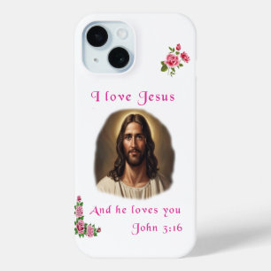 Funda Para iPhone 15 Amo a Jesús