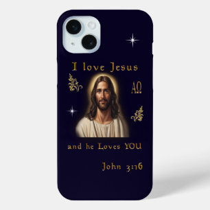 Funda Para iPhone 15 Mini Amo a Jesús