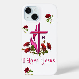 Funda Para iPhone 15 Amo a Jesús