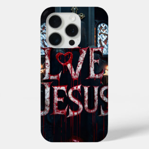 Funda Para iPhone 15 Pro Amo a Jesús #6 Funda-Mate iPhone Case