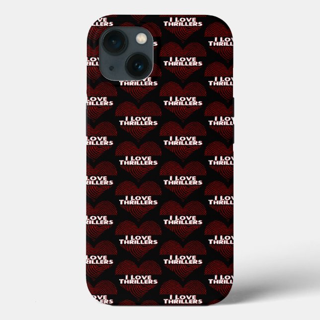 Funda De Case-Mate Para iPhone Amo a los Thrillers (Reverso )
