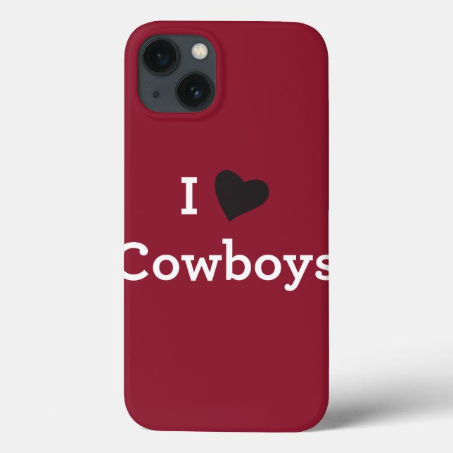 Funda De Case-Mate Para iPhone Amo A Los Vaqueros (Reverso)