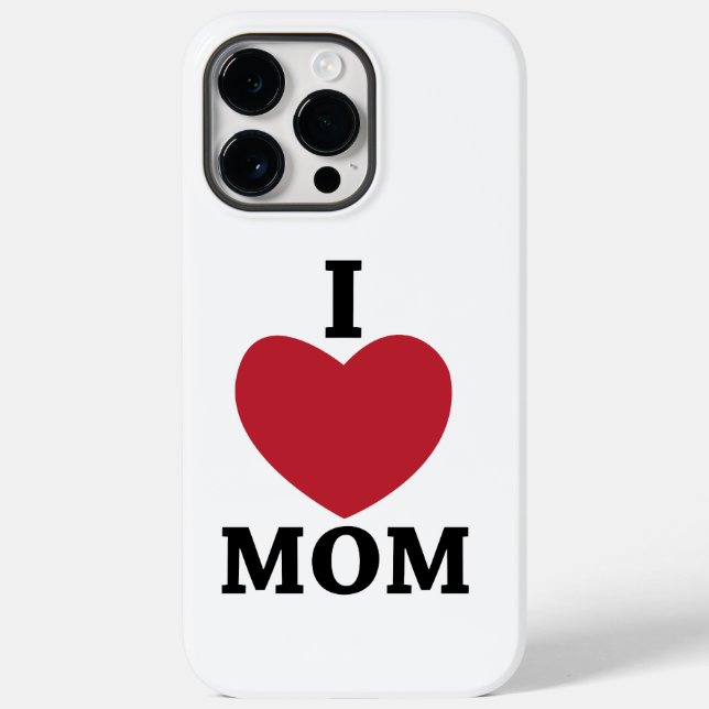Funda De Case-Mate Para iPhone Amo A Mamá (Reverso )
