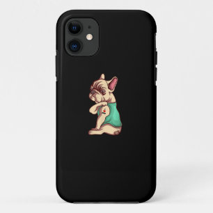 Funda Para iPhone 11 Amo a mamá Tattoo Lover Gracioso regalo de Bulldog