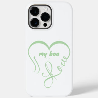 Funda Para iPhone 14 Pro Max De Case-Mate Amo a mi Boo • Por siempre y siempre ^_^