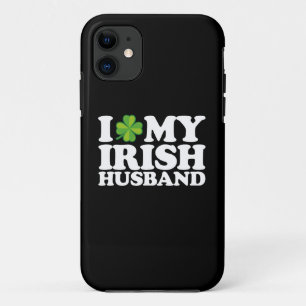 Funda Para iPhone 11 Amo a mi esposo irlandés Pareja Día de San Patrici