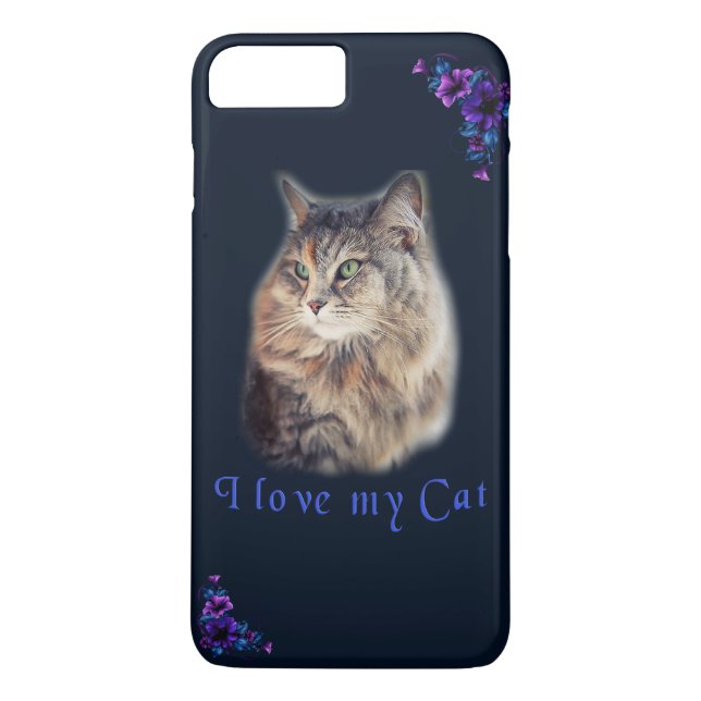 Funda De Case-Mate Para iPhone Amo a mi Gato (Reverso)