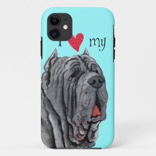 Funda Para iPhone 11 Amo a mi Mastino