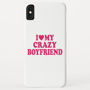 Funda Para iPhone XS Max Amo a mi novio loco