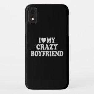 Funda Para iPhone XR Amo a mi novio loco