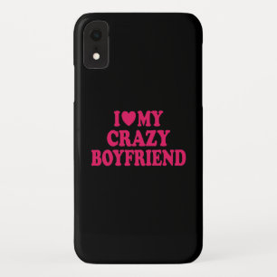 Funda Para iPhone XR Amo a mi novio loco