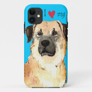 Funda Para iPhone 11 Amo a mi Pastor Anatoliano