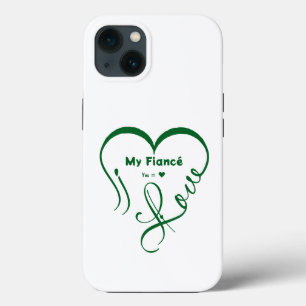 Funda Para iPhone 13 Amo a mi prometido • Tú = ♥ 🫳🏻💍