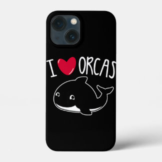 Funda Para iPhone 13 Mini Amo a Orcas Funny Orca Killer Whale Lover Cute