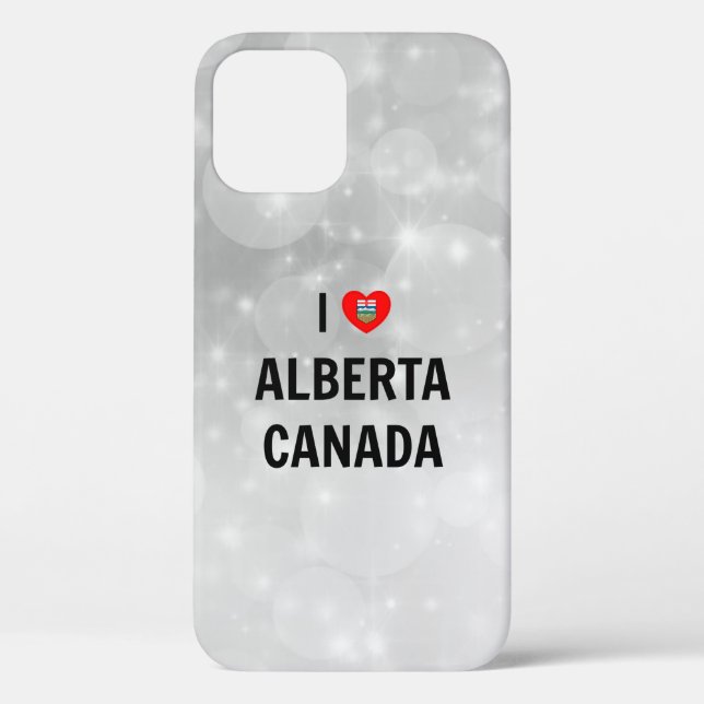 Funda De Case-Mate Para iPhone Amo Alberta, Canadá (Reverso )