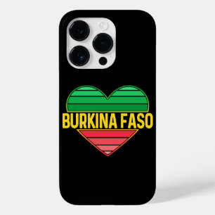 Funda Para iPhone 14 Pro De Case-Mate Amo Burkina Faso, el burkinés del corazón