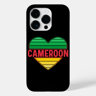 Funda Para iPhone 14 Pro De Case-Mate Amo Camerún, el corazón camerunés