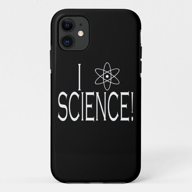 Funda De Case-Mate Para iPhone Amo ciencia (Reverso)