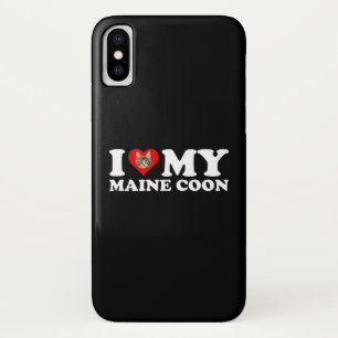 Funda Para iPhone X Amo (Corazón) Mi Cocina
