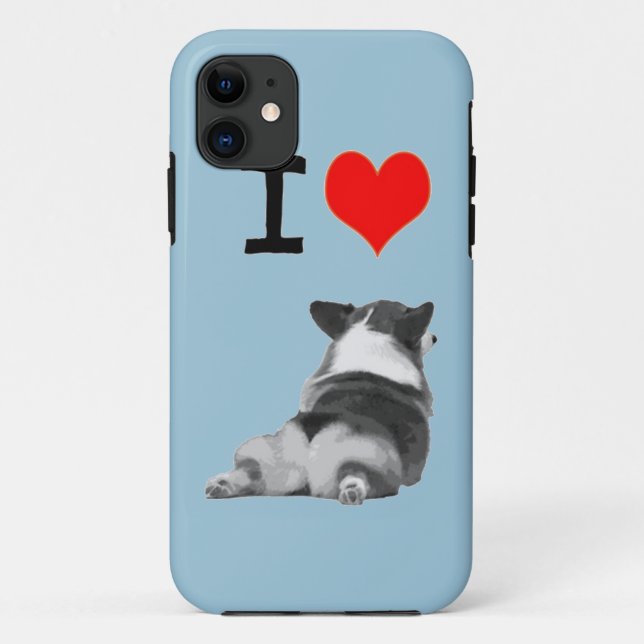 Funda De Case-Mate Para iPhone Amo Corgis (Reverso)